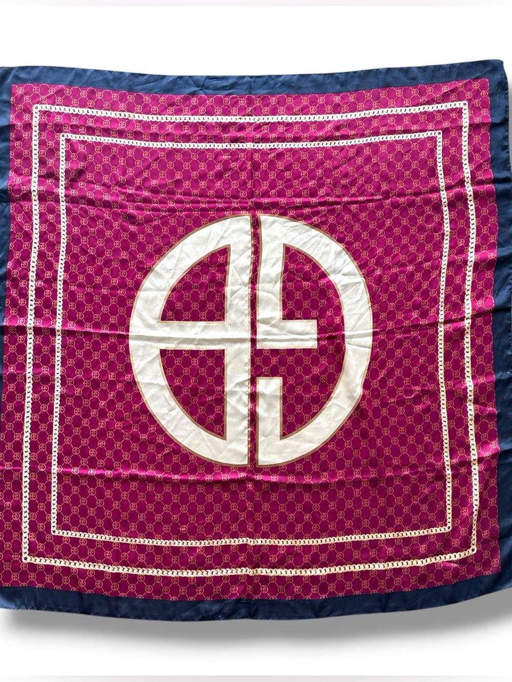Giani Bernini logo scarf poly 34x34